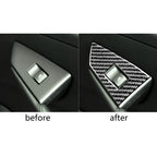 Carbon Fiber Power Window Switch Frame Cover for BMW 6 Series E63 E64 (2004-2010)