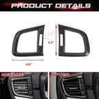 Carbon Fiber Pattern Side AC Vent Outlet Cover Trim for Honda CR-V (2017-2022)