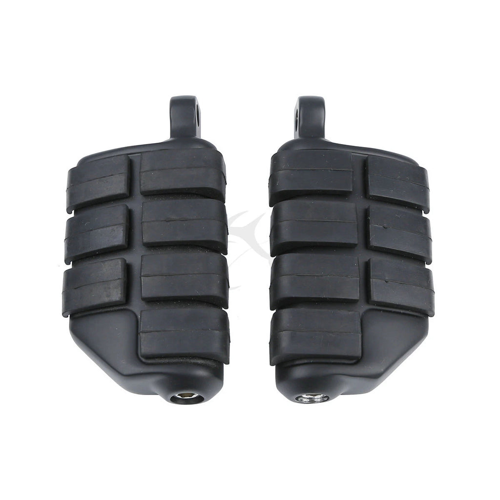 Matt Black Male Mount Footrests Foot Pegs for Harley Touring Electra Glide