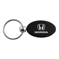 Black Oval Keychain KC1340.HON.BLK - Officially Licensed for Honda