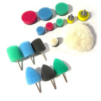 Set of 16 Precision Polishing Buffing Pads for Rotary Tool
