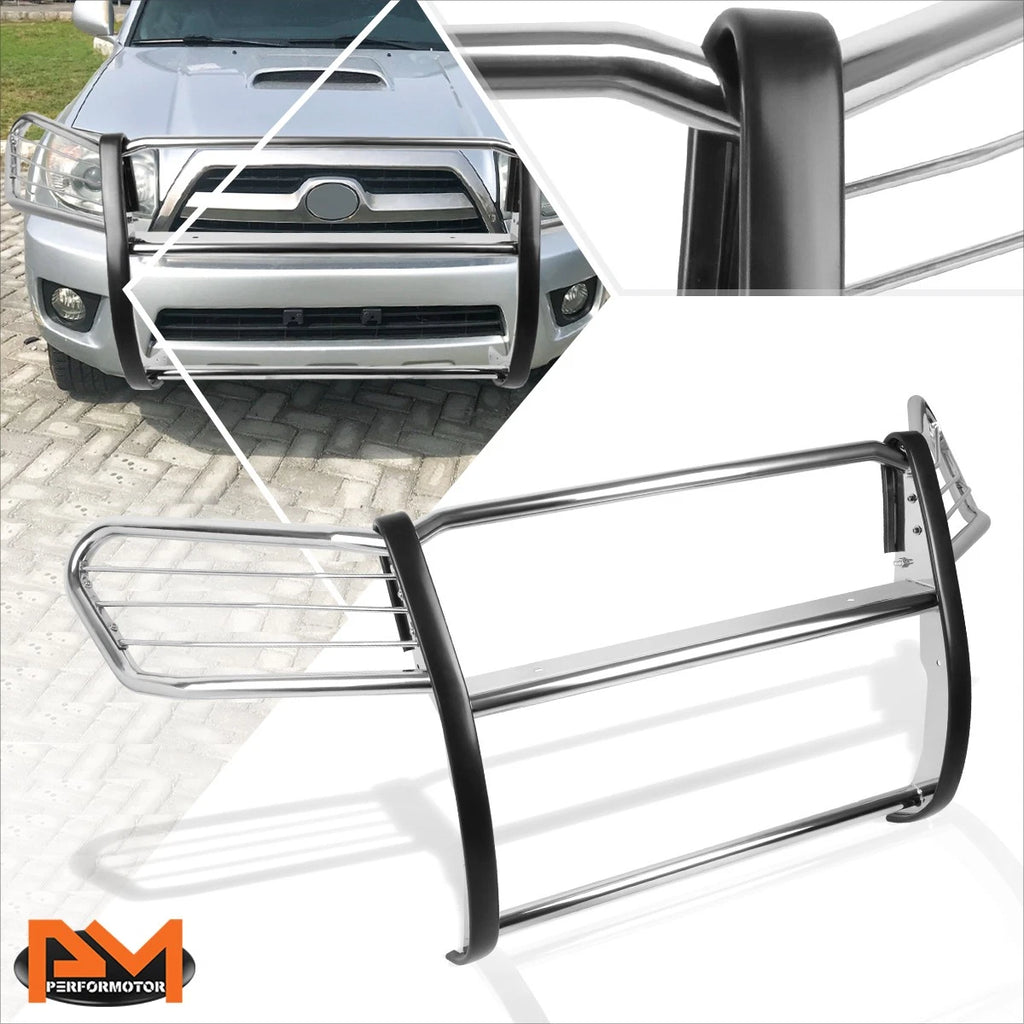 Stainless Steel Bumper Brush Grille Guard Chrome for 4Runner/SW4 (2003–2009)