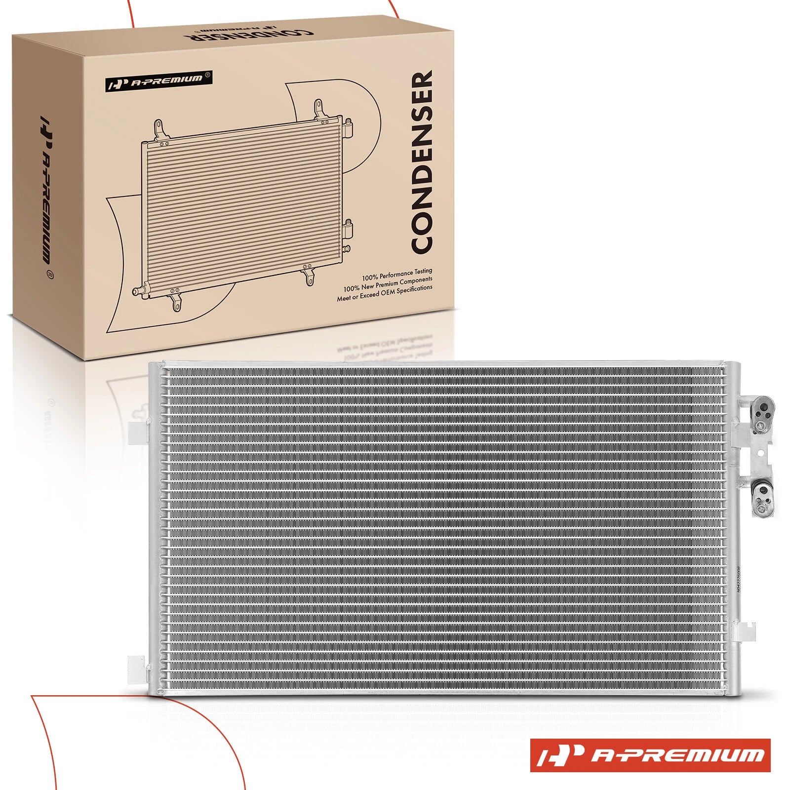 A/C Condenser with Bracket for BMW i3/i3s (2014–2021)