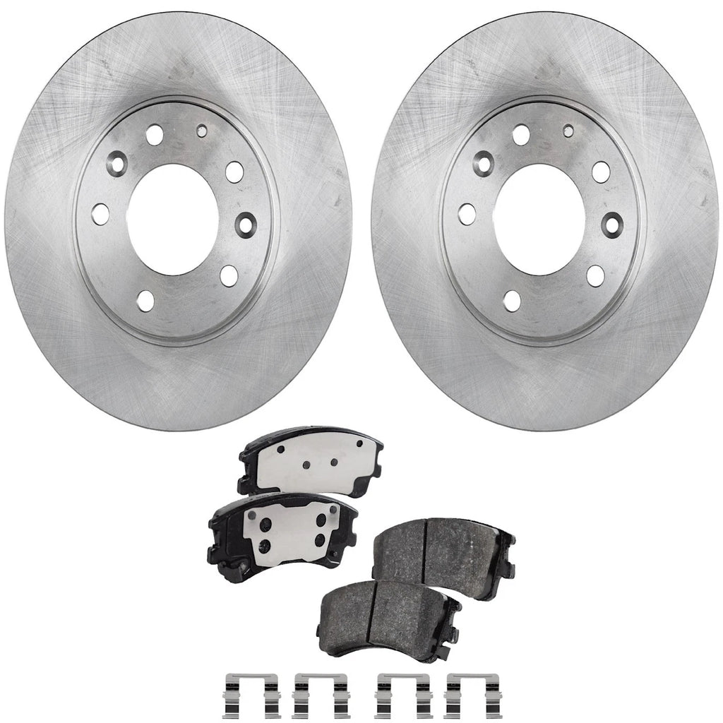 Front Brake Disc Rotors and Pads Kit for Mazda 6 (2003–2005)