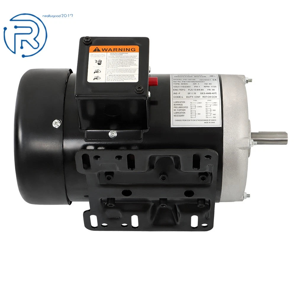 1 HP Farm Duty Motor for Various Applications (115V/230V)