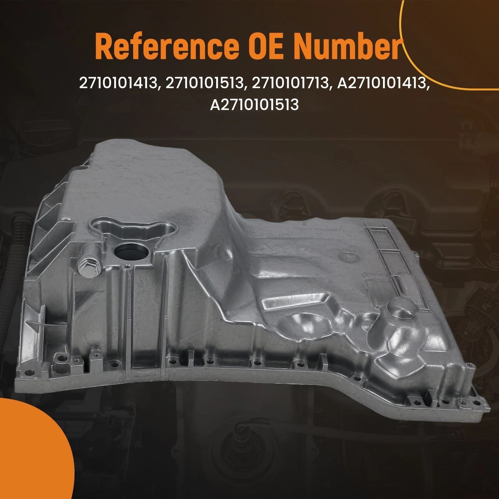 Engine Oil Pan for Mercedes-Benz C250 (2012-2015)