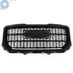 Black Mesh Front Bumper Grille for GMC Sierra 1500 (2016–2018)