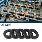 Set of 5 Oil Seal Rotary Shaft Seal NBR Rubber 25x45x10mm