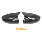 Carbon Fiber Black Side Mirror Cover Caps for VW Golf MK6 (2009-2013)