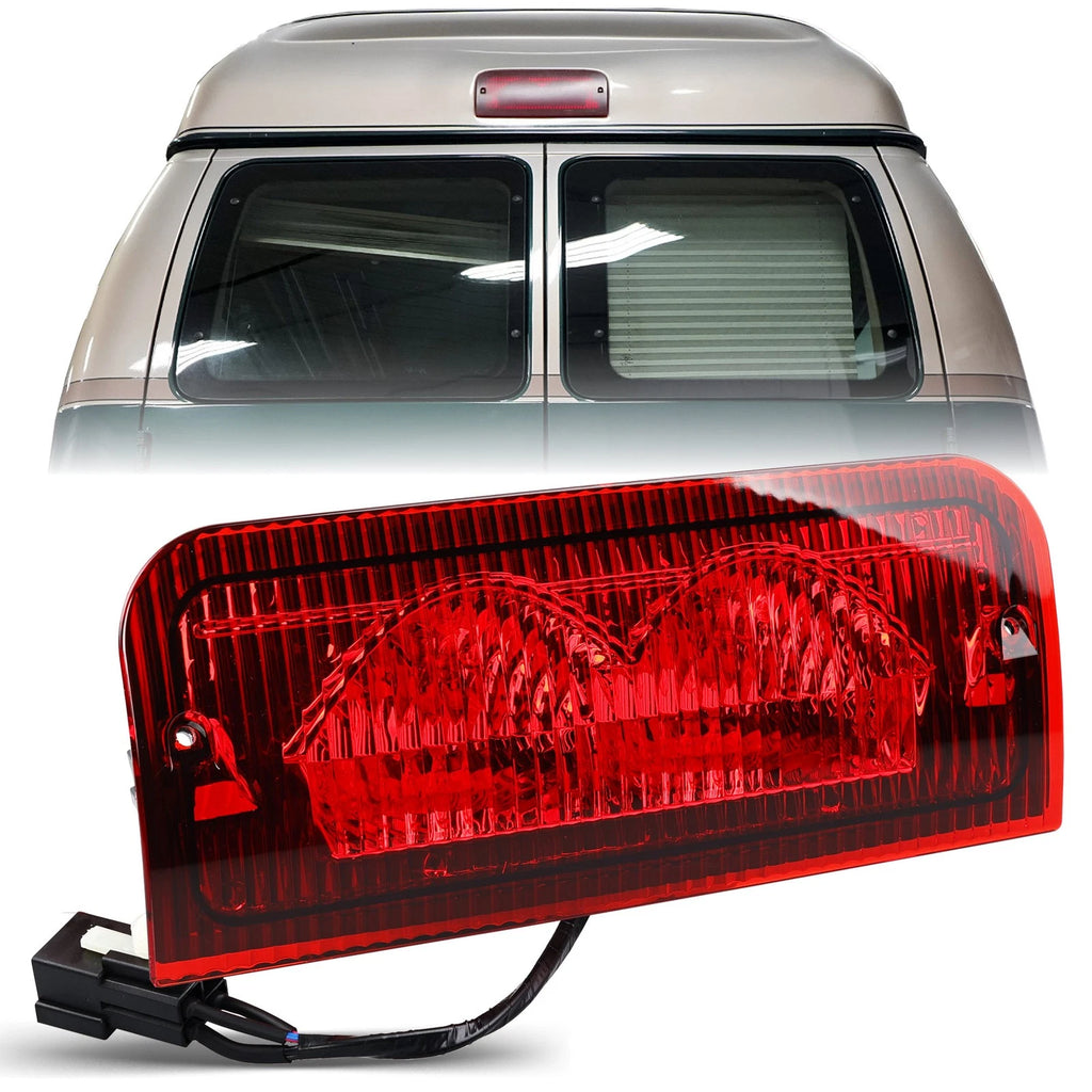 Rear Roof Mounted Third Brake Light for Ford E-150 E-250 E-350 (1992–2022)