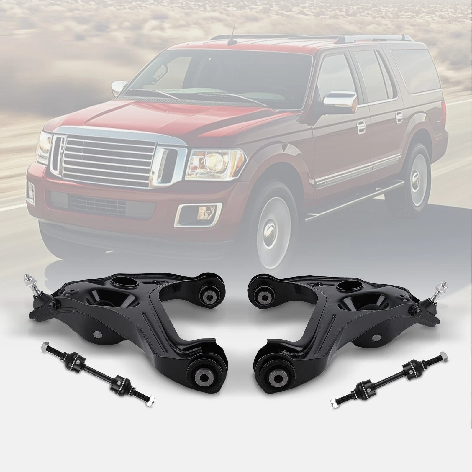 Front Lower Control Arms & Sway Bar Links for Ford F-150 (2009–2013)