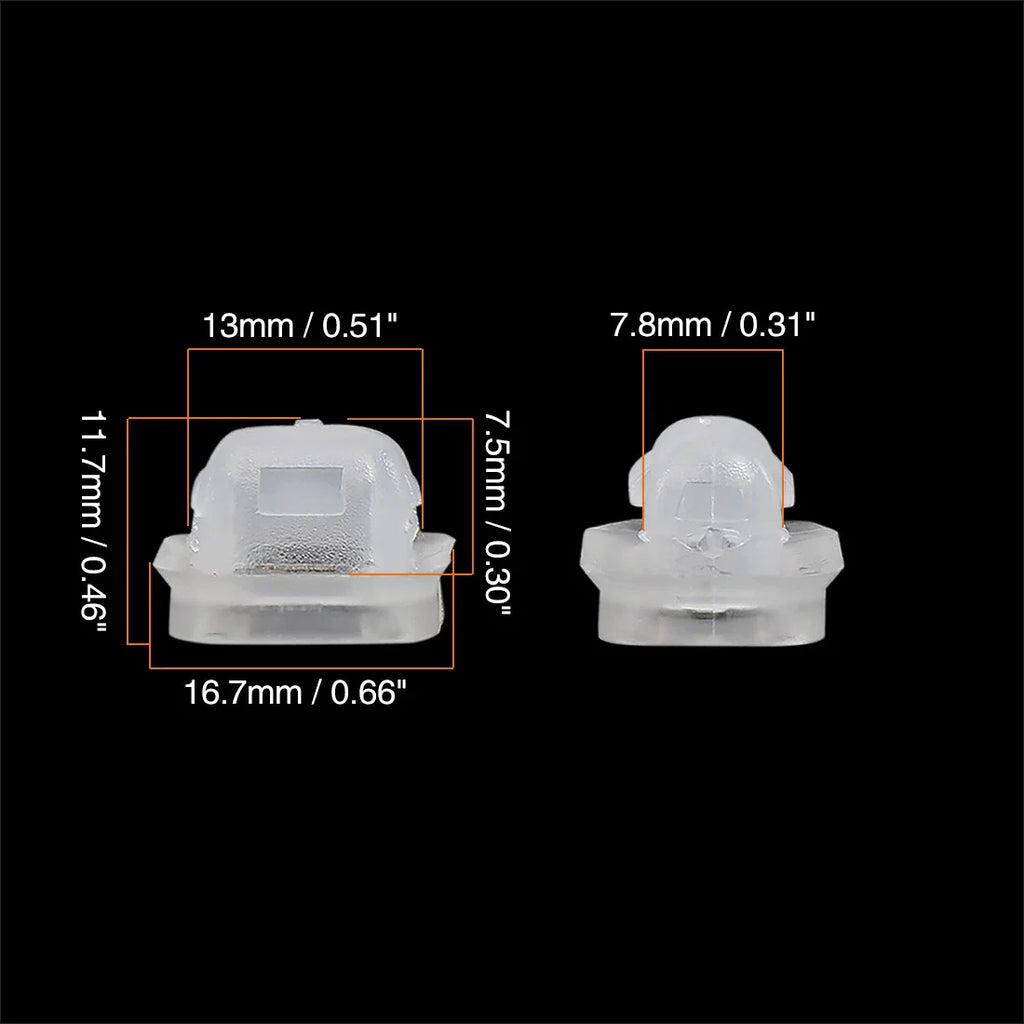 20pcs Plastic White Retainer Clips for BMW E46 E90 E91 E92 320i 323i