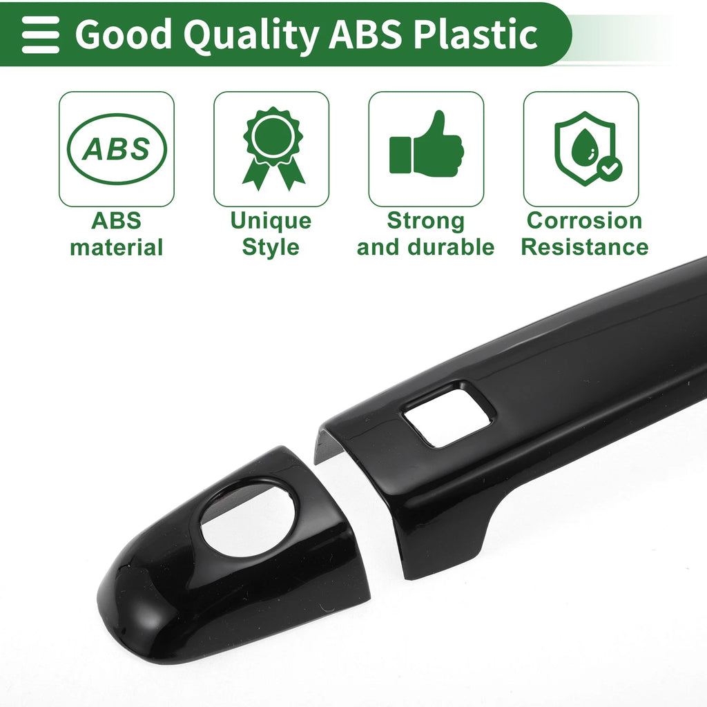 Door Handle Cover Trim for Toyota Highlander (2008–2013) Black
