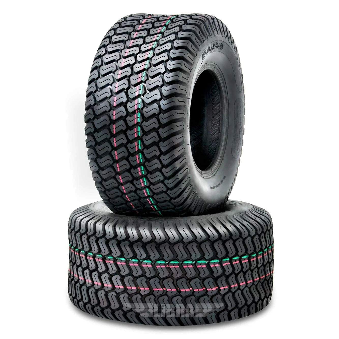 Set of 2 Turf Tires 18x8.5-10 for Lawn Mower Tractor (13029)