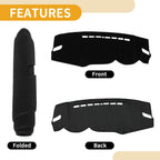 Dashboard Cover for Mitsubishi Outlander (2013–2018) Black 1 Pc