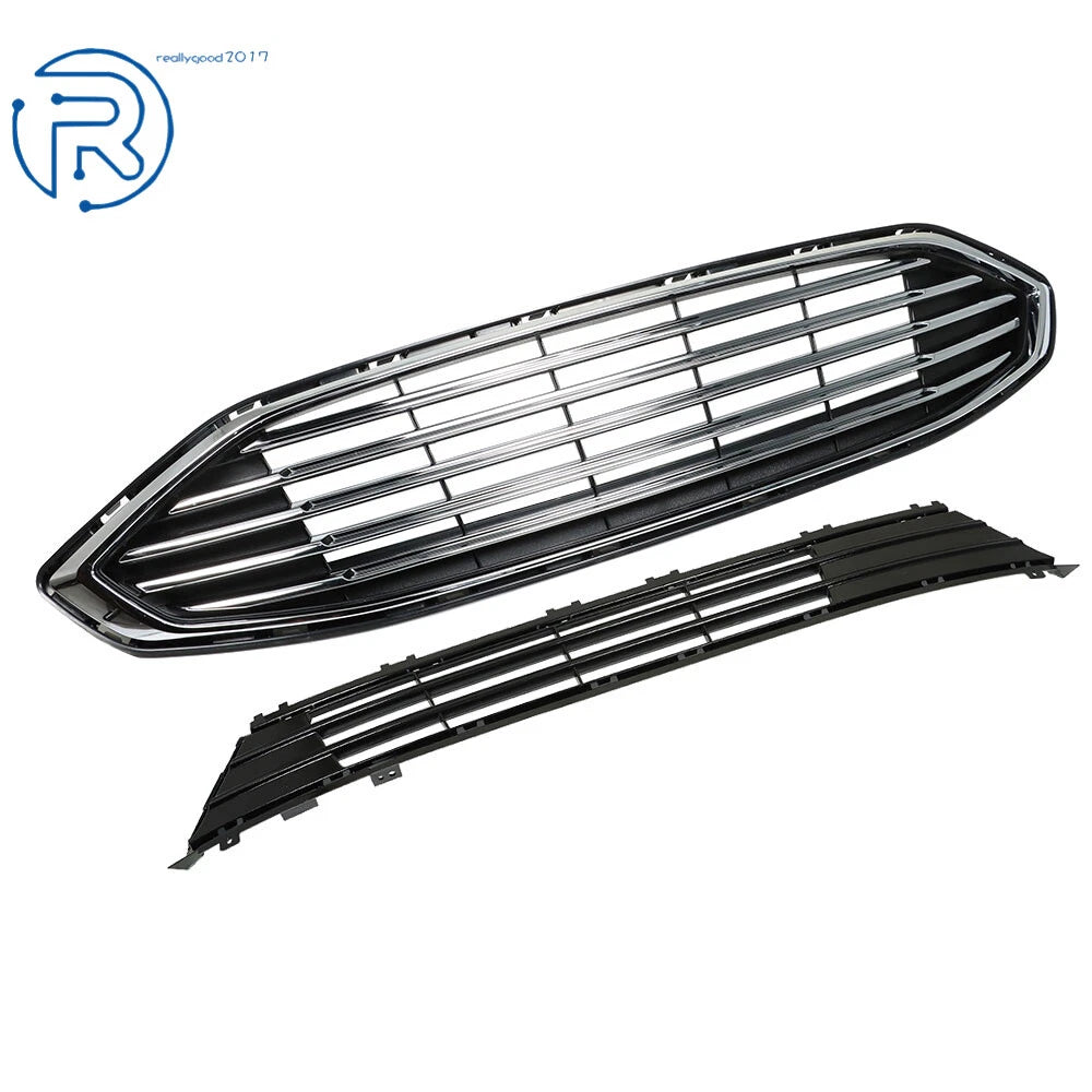 Chrome Trim Front Grille for Ford Fusion (2017-2018)