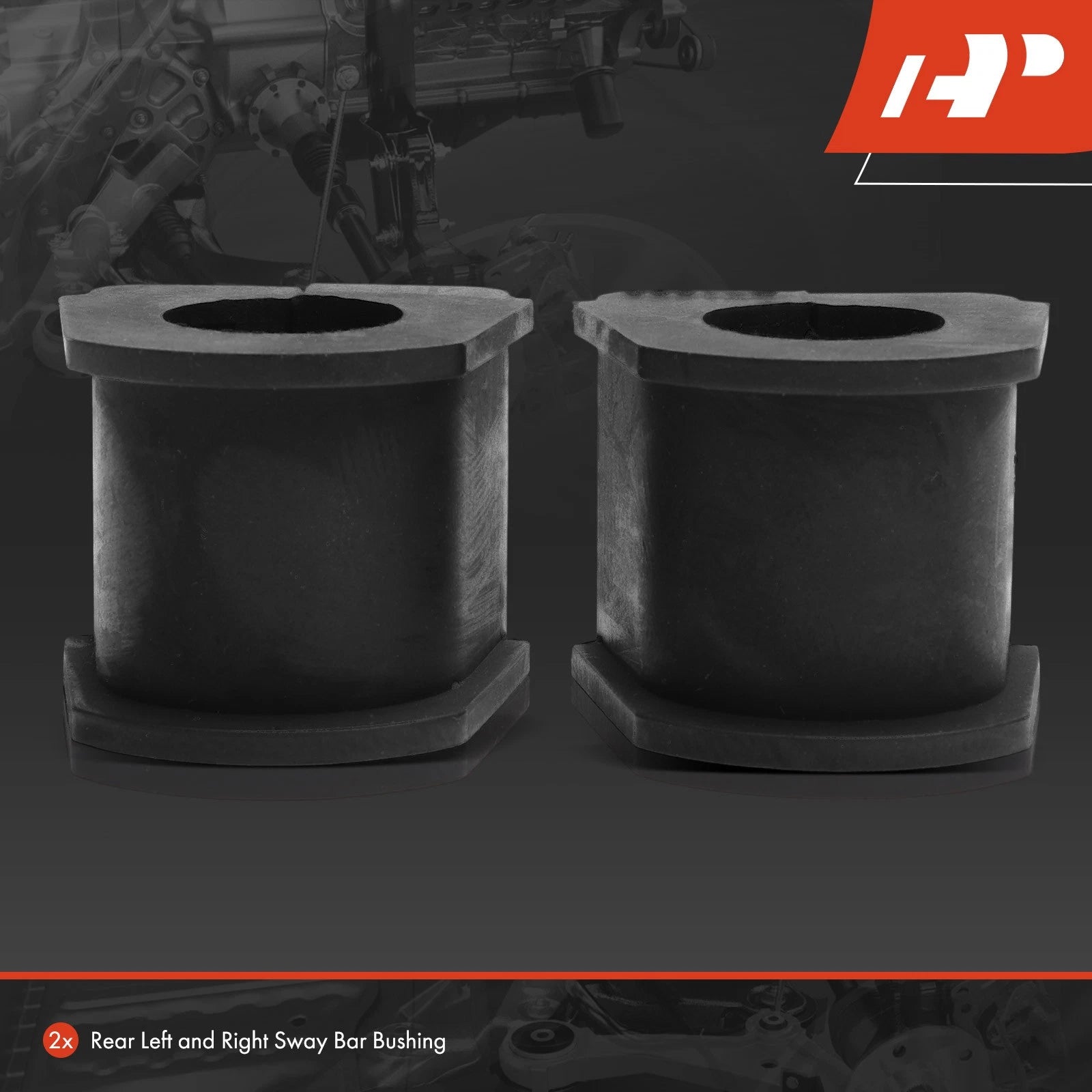 2X Rear Sway Bar Bushing Kit for Mitsubishi Montero Sport (2000–2004)