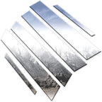 Luxury FX Stainless Steel Pillar Post Trim 6pc for Honda Civic (2012–2015)