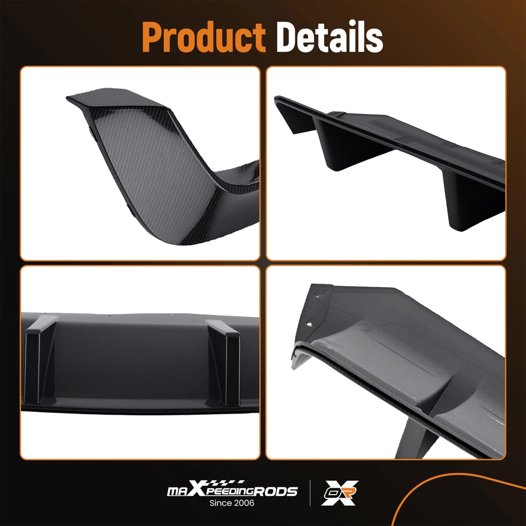 Carbon Look Rear Diffuser Lip for BMW 5 Series F10 (2011-2016)