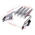 Chrome Enlarged Detachable Luggage Rack for Harley Touring FLHR FLTR (2009–Present)