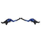 CNC Blue Extendable Brake Clutch Levers for Ducati Monster (2001-2015)
