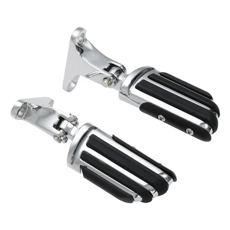 Chrome Passenger Footpeg Pegs for Harley CVO Street Road Glide (1993-2025)