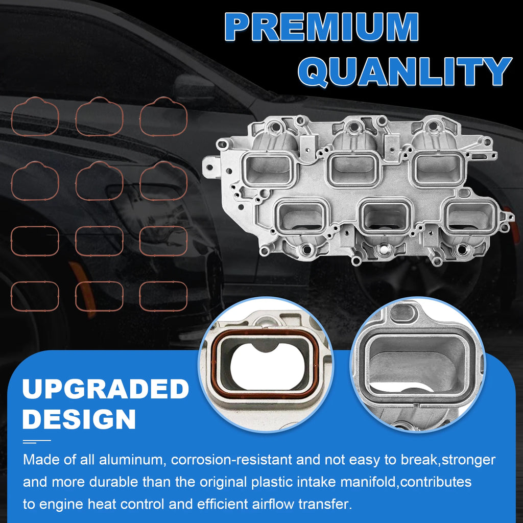 Aluminum Lower Intake Manifold for Chrysler Dodge Jeep RAM (2011-2018)