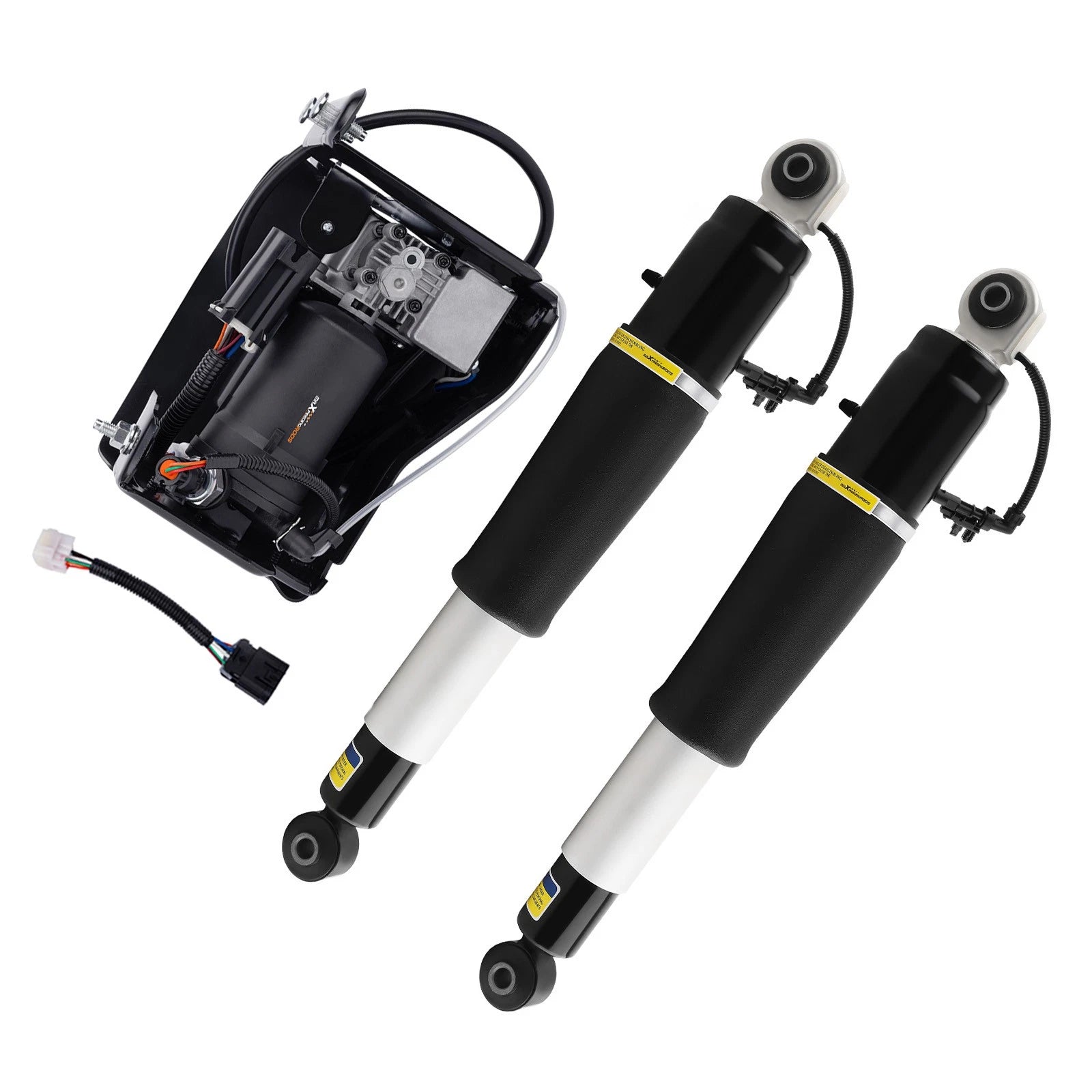 2X Air Suspension Shocks & Compressor Pump for Cadillac Escalade 2015–2020