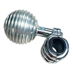 Steering Wheel Spinner Suicide Knob for Universal Fit Aluminum Silver (Any)