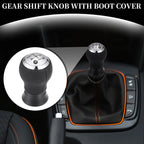 5 Speed Manual Gear Shift Knob for Toyota Yaris (2005–2010) Plastic Silver Tone