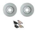 Zimmerman Front Rotors & Akebono Brake Pads Kit for BMW X5 E70, X6 E71 (2007–2013)