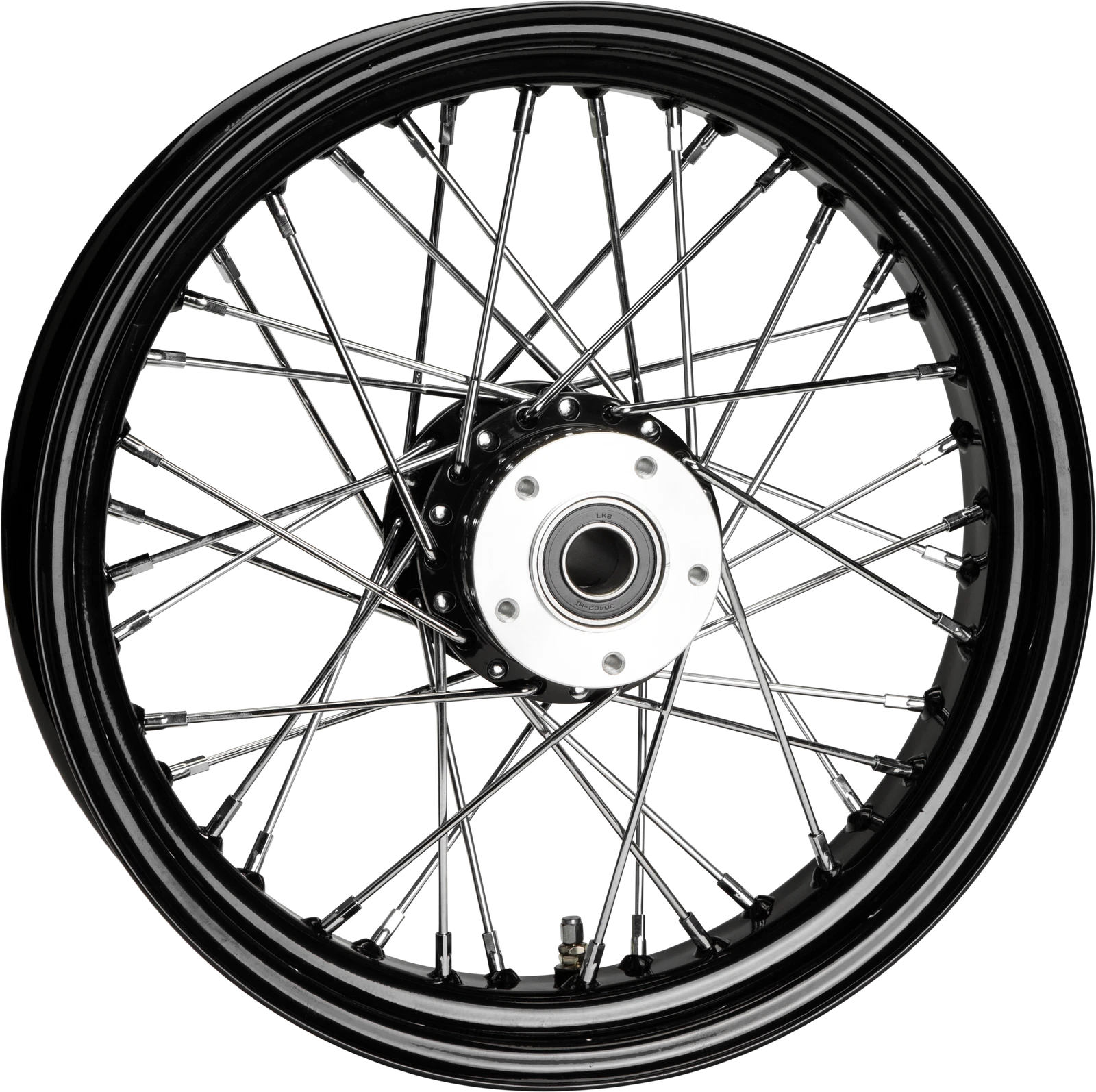 16x3.5 Front Chrome Spoked Wheel for V-Twin Motorcycles