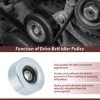 Accessory Drive Belt Idler Pulley for Subaru Legacy Outback (2000–2009) No. 1753079K00