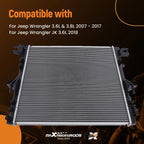 Engine Radiator Assembly for Jeep Wrangler (2007-2018)
