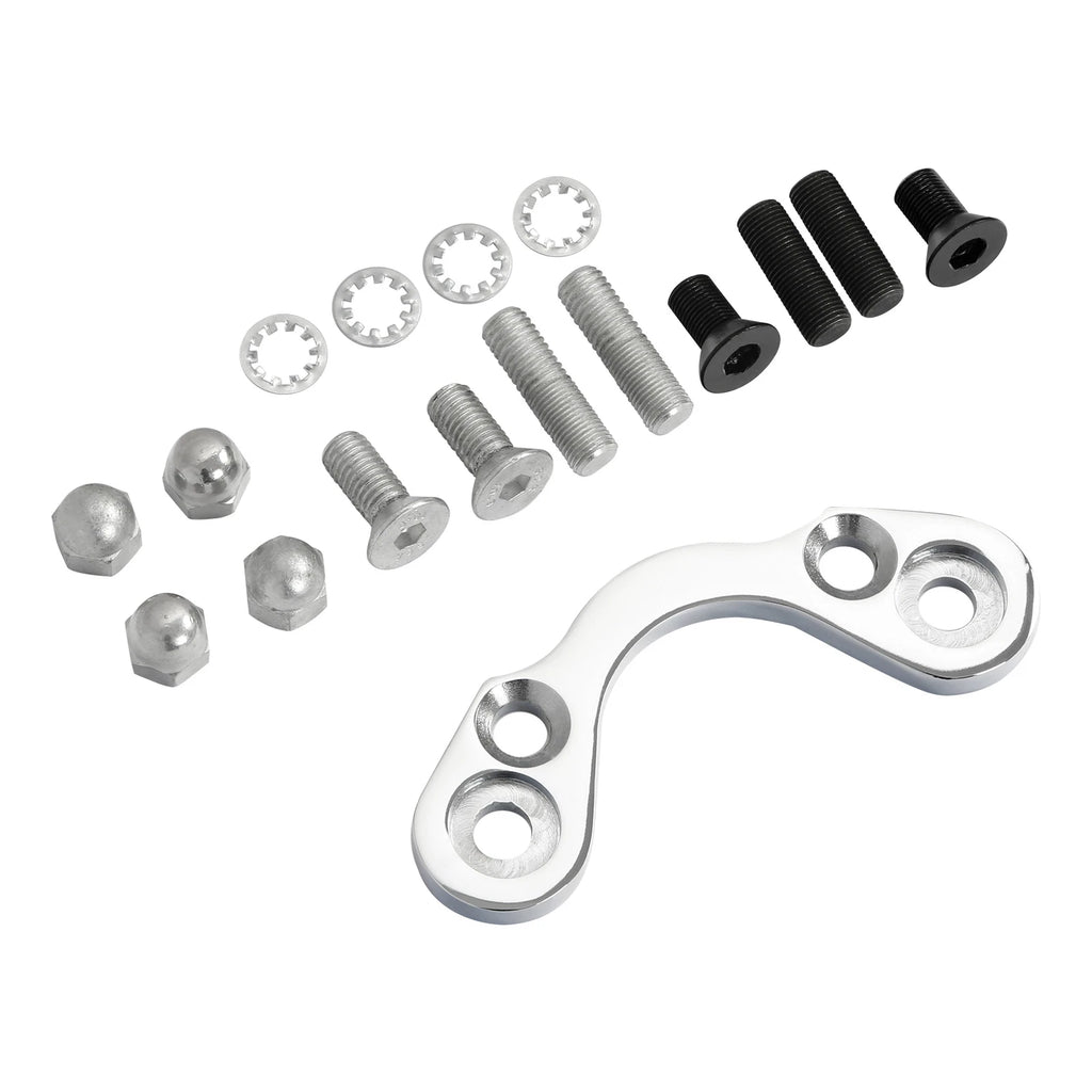 Springer Handlebar Tree Adapter Top Clamp for Harley (3.5"-4.75" Wide)