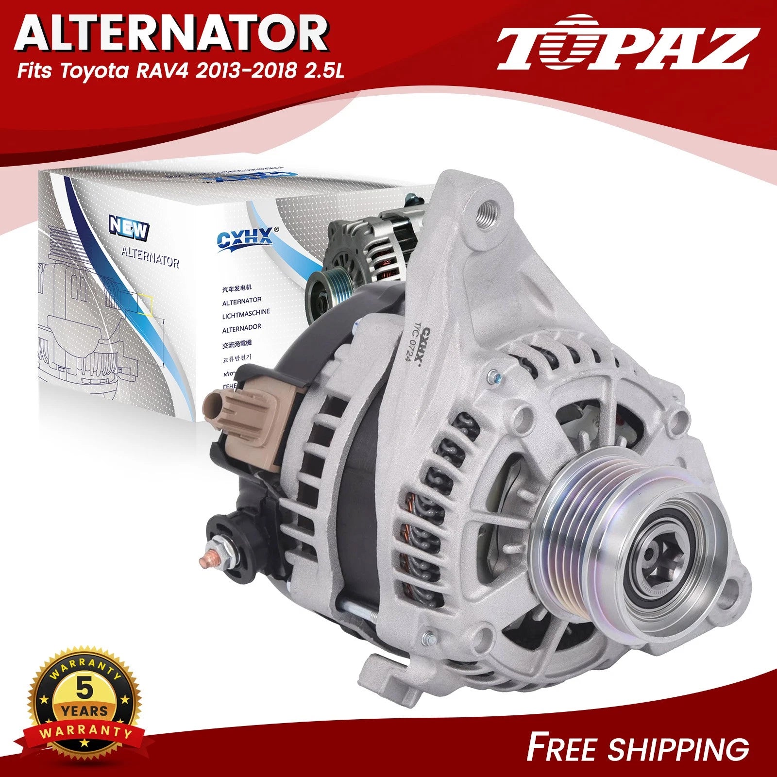 Alternator 125A for Toyota RAV4 (2013–2018)