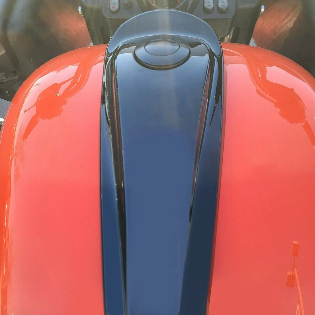 Black Dash Fuel Console & Gas Tank Cap Cover for Harley Street Road Glide (2008–2023)