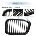 Matte Black Front Upper Kidney Grille for BMW 325i 325xi 330i 330xi