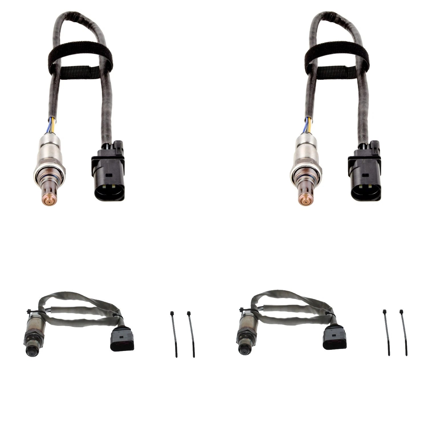 Set of 2 Bosch Oxygen Sensors for Audi A6 A7 Quattro 3.0L V6 (2012–2015)