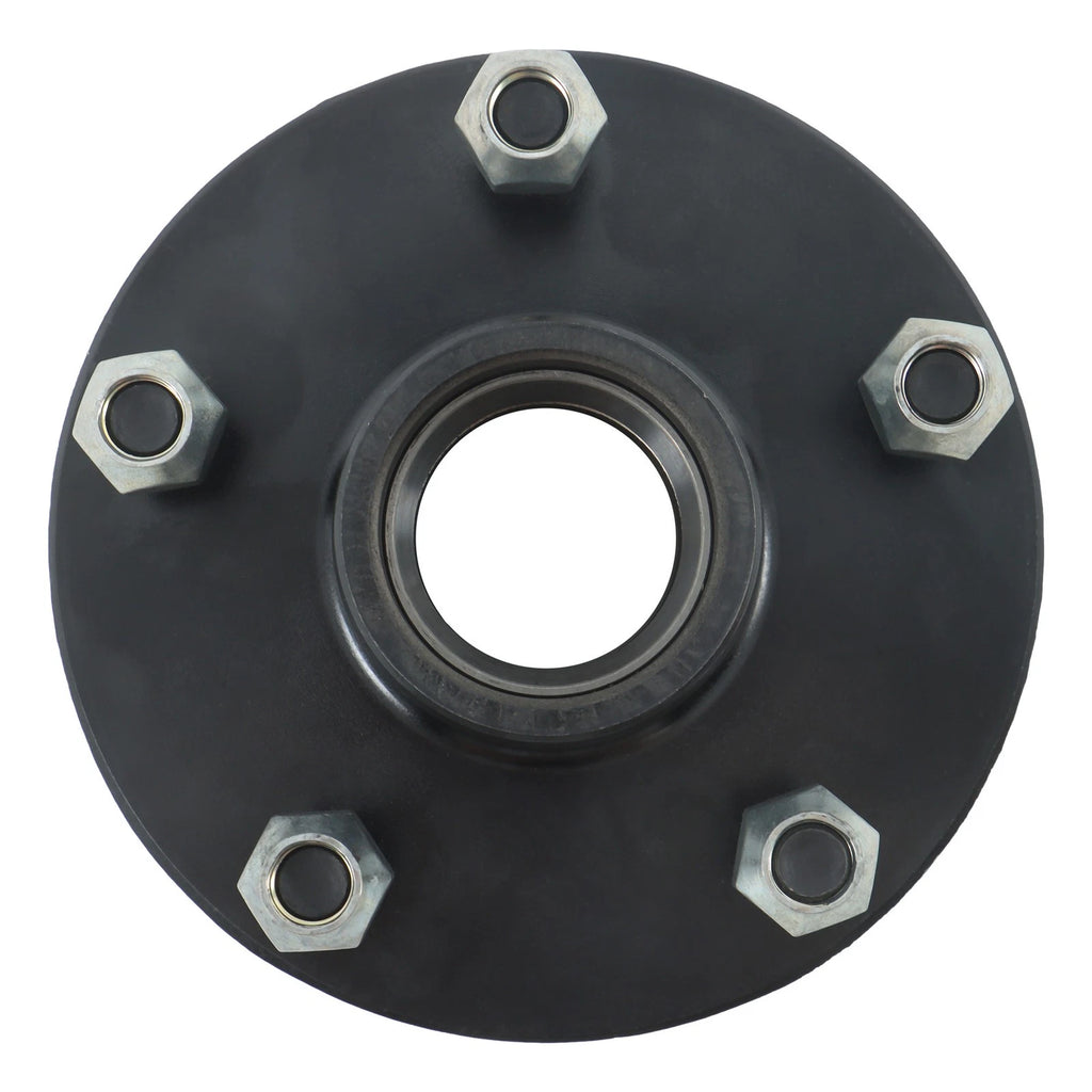 Set of 5 Trailer Idler Hubs for 3500 lbs Axles (5 on 5" Bolt Circle)