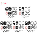 Set of 5 Carburetor Rebuild Kits K20-WYL for Honda GX22 GX31 WALBRO