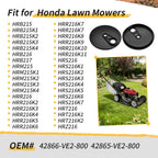 2PC Tire Cover for Honda HRB216 HRR216 HRS216 HRB217 HRT216 HRZ216 (2000–2023)