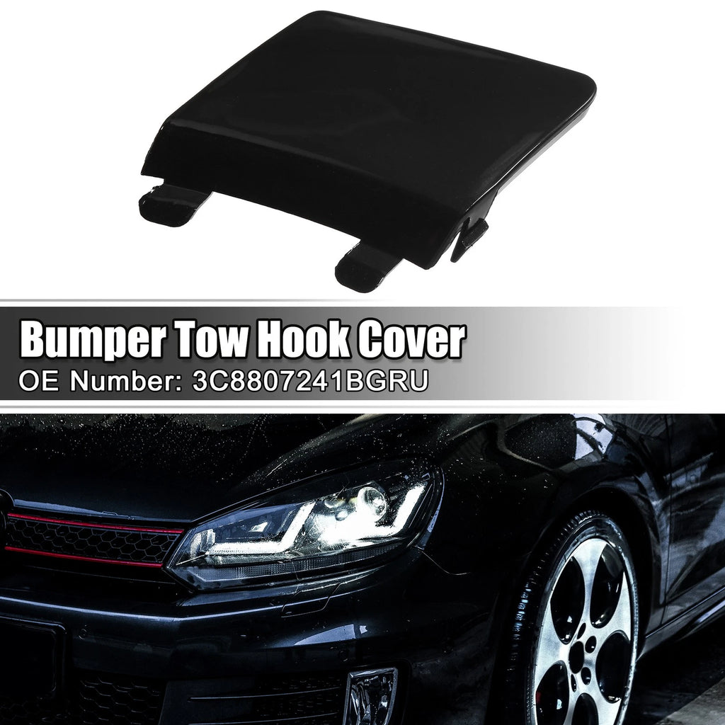 Tow Hook Cover for Volkswagen (Black) (Part No. 786527799138)