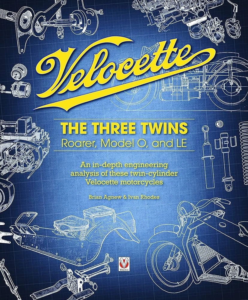Velocette Twin-Cylinder Bikes Engineering Insights Book for Various Models