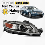 Halogen Projector Headlight for Ford Taurus SE SEL (2010–2012) W/Bulb Right