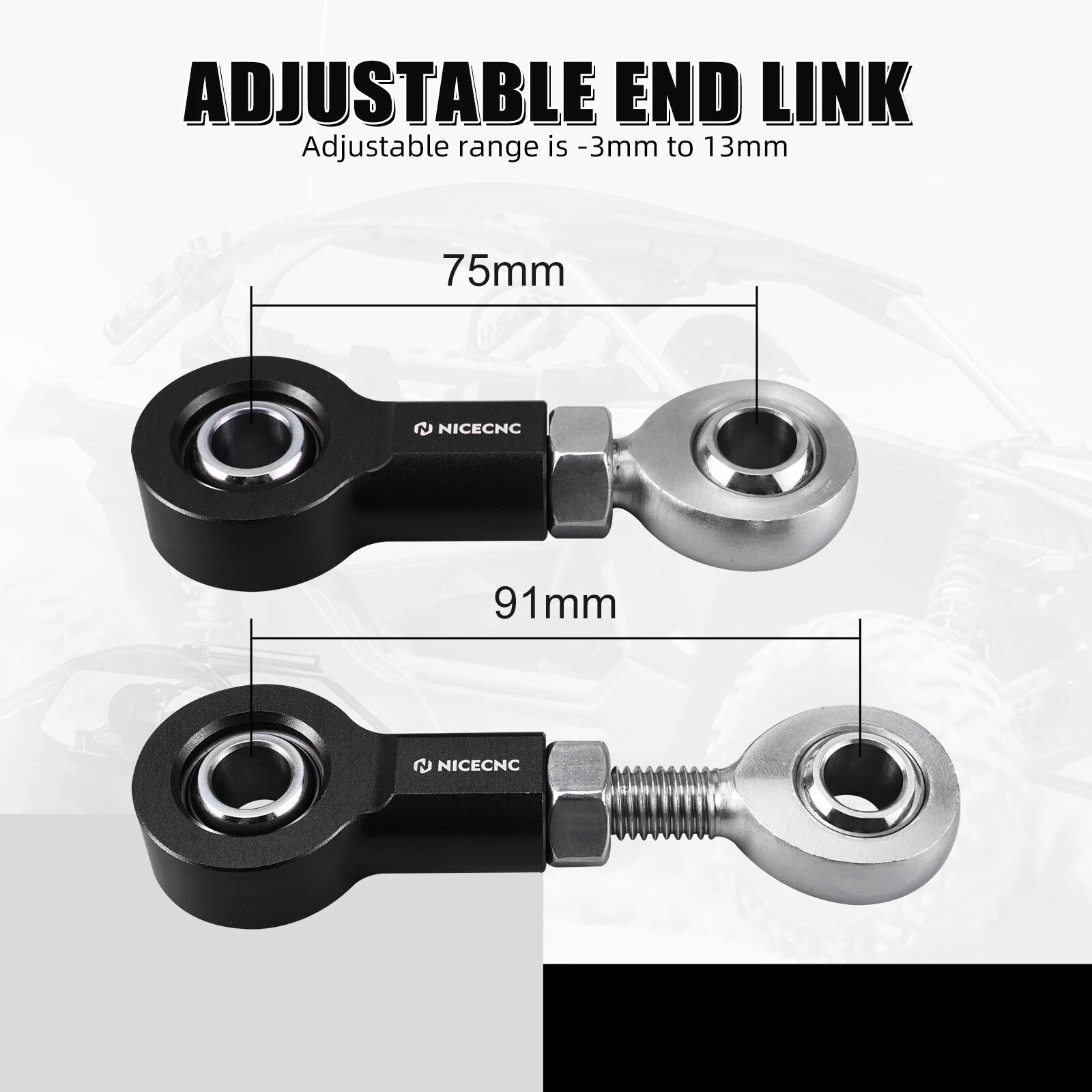 Front Sway Bar Stabilizer Link Kit for Can-Am Maverick X3 Max RR XRS XDS (2020–2023)