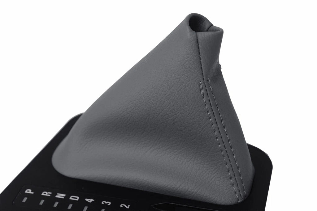 Leather Automatic Shifter Boot Cover for BMW E38 (1995–2001) Gray