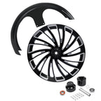 26" Front Wheel Rim for Harley Electra Glide (2008–2023) Single Disc Hub, Fender
