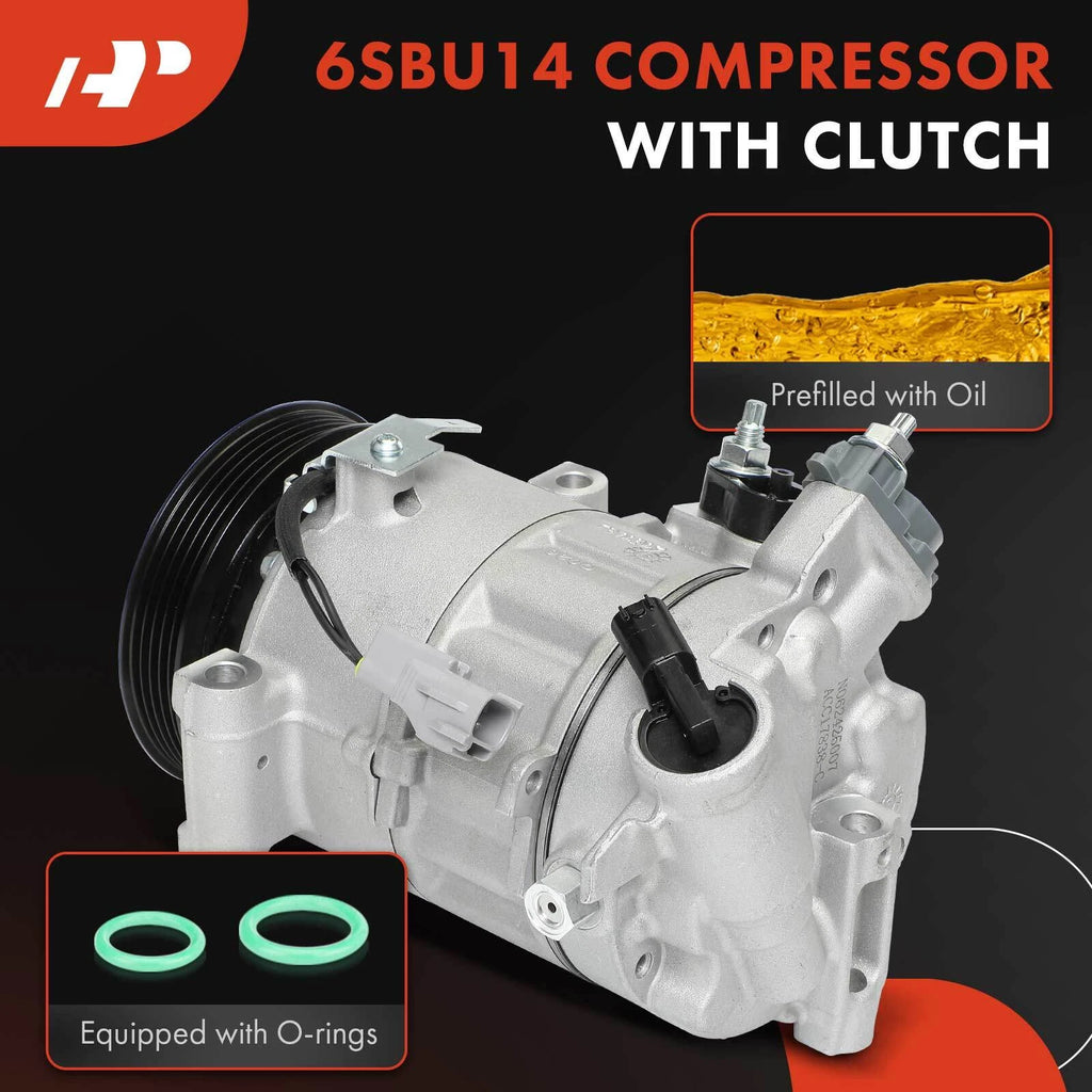 A/C Compressor with Clutch for Jeep Renegade (2020-2023)