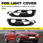 Front Bumper Fog Light Grille with Trim for BMW 3 Series (2012–2015)